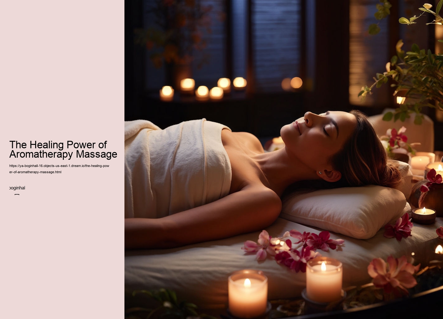 The Healing Power of Aromatherapy Massage